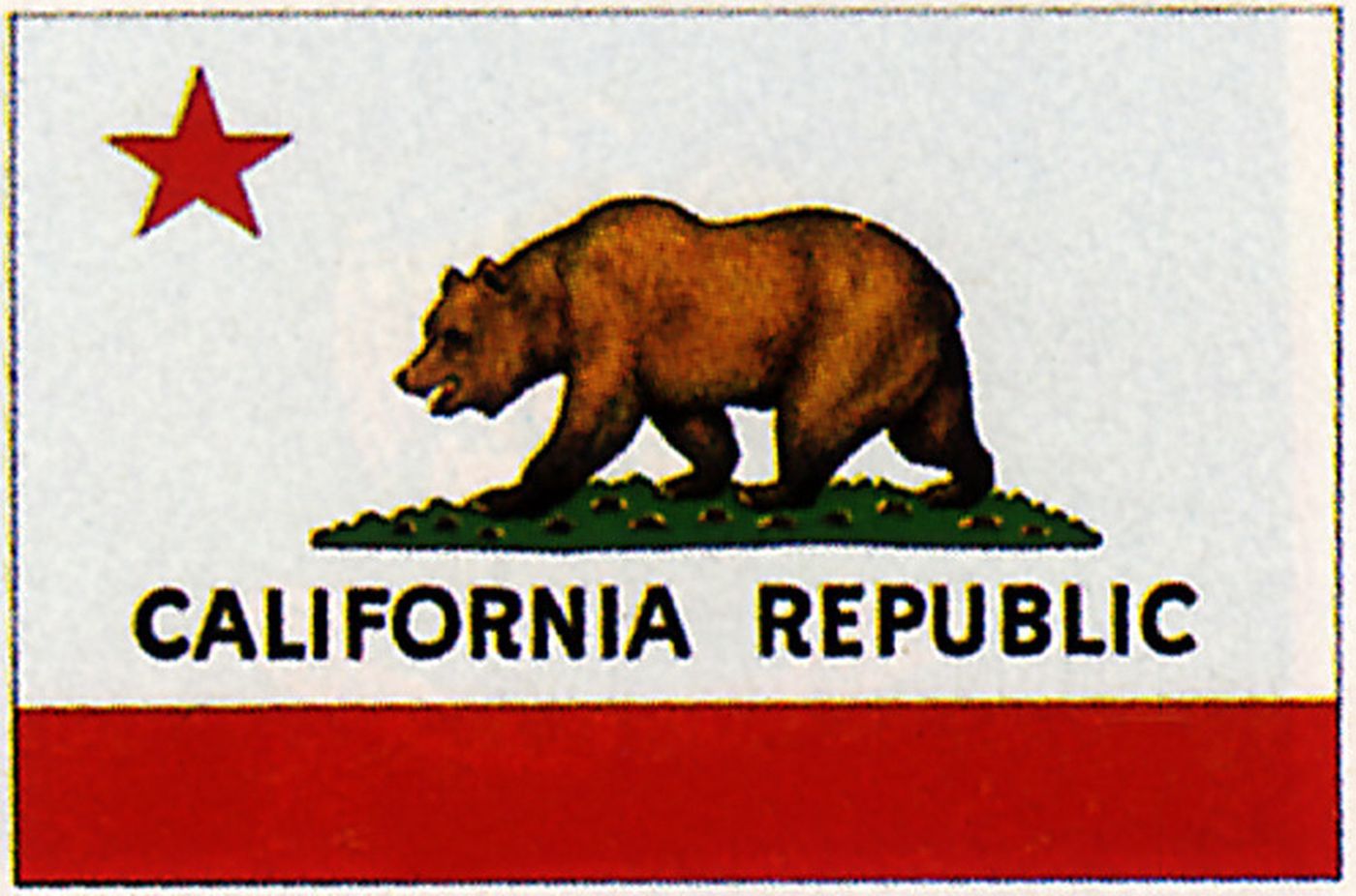 Which Animal Is Featured On The State Flag Of California