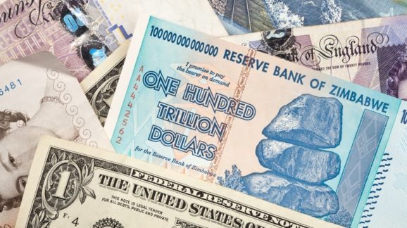 Zimbawe trillion dollar bill GettyImages-170184568