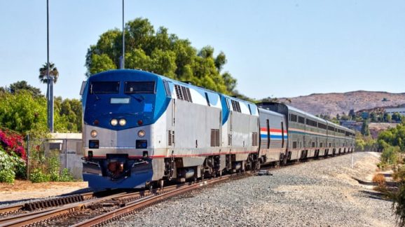 Amtrak train GettyImages-1179447092
