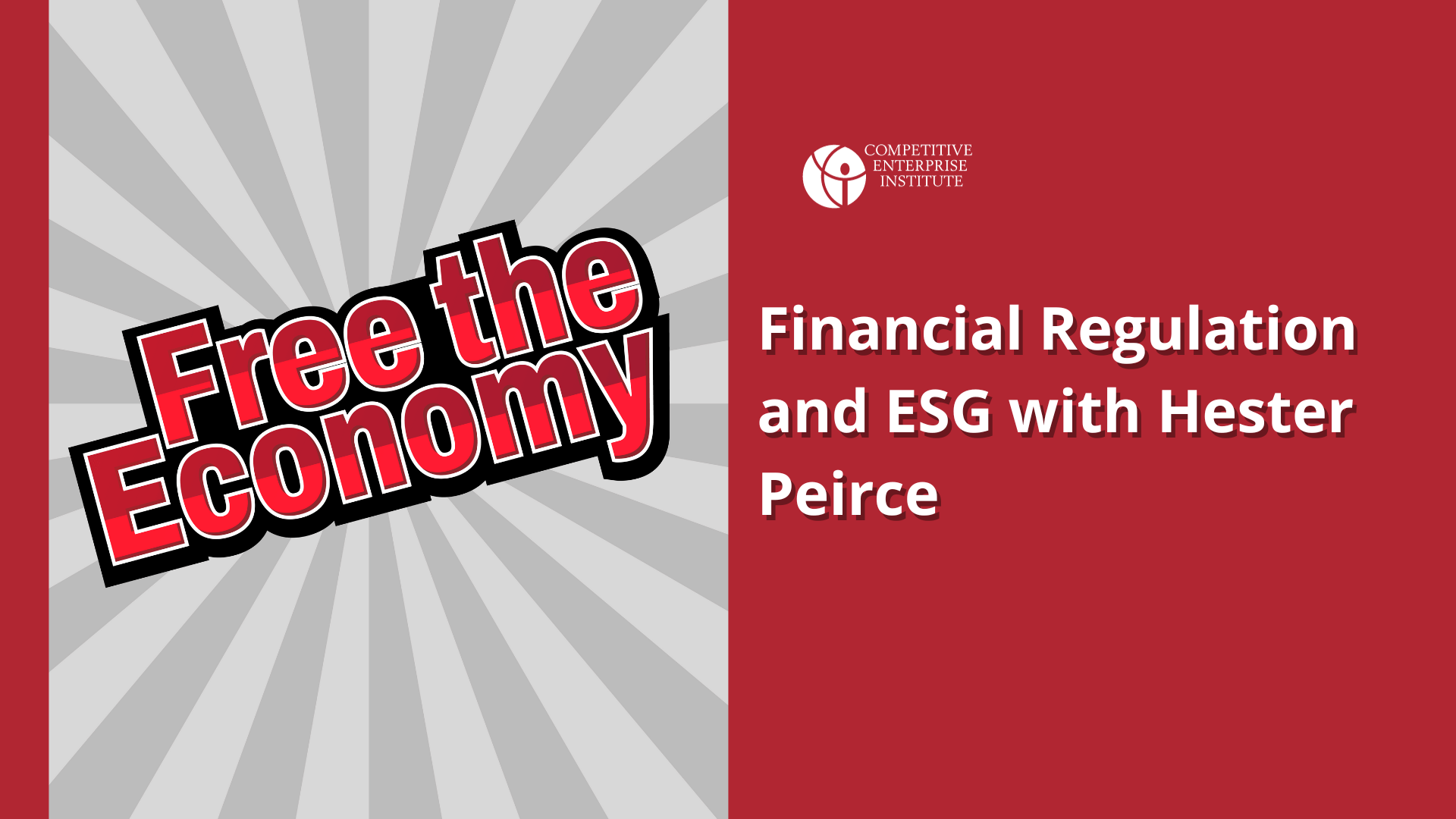 Financial Regulation and ESG with Hester Peirce